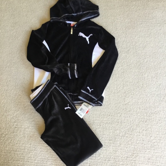 Puma Monochrome Hoodie and Pants Set size L-XL - Picture 5 of 6